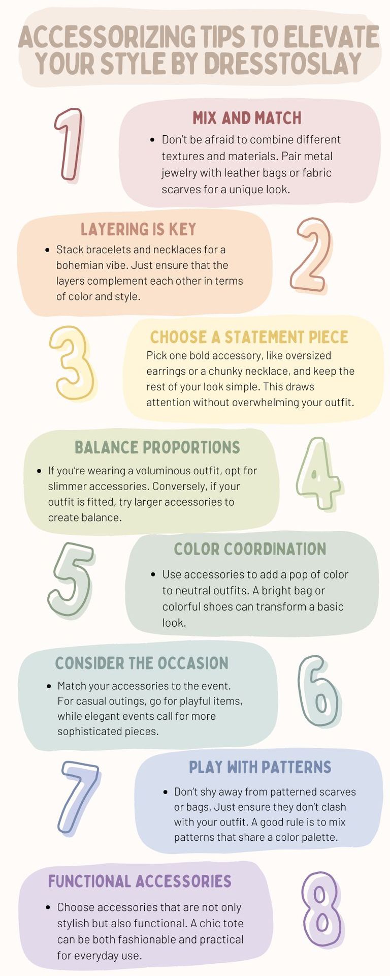 Accessorizing Tips