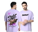 Men's Classy Typographic Oversized Printed T-Shirt
