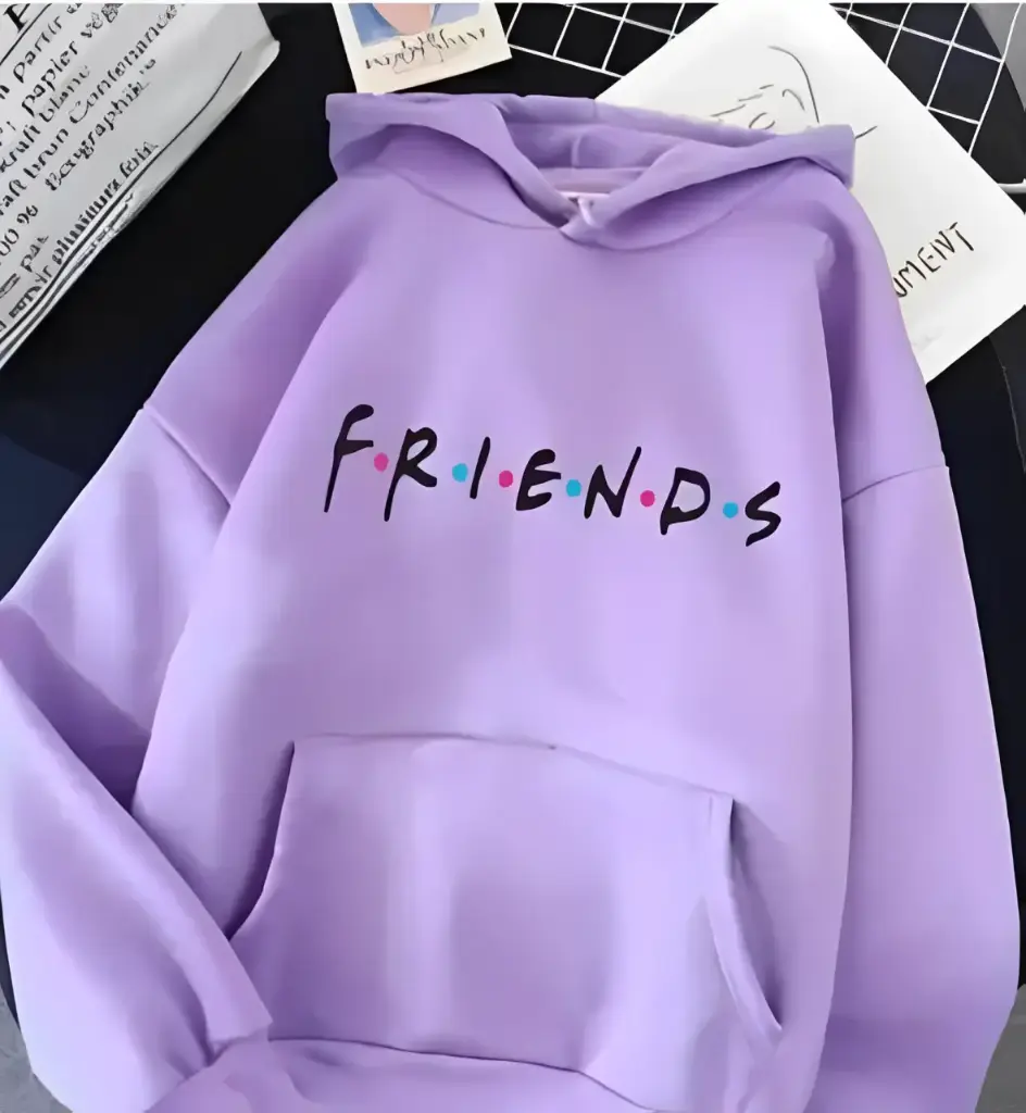 Lavender Colored Hoodie for Women